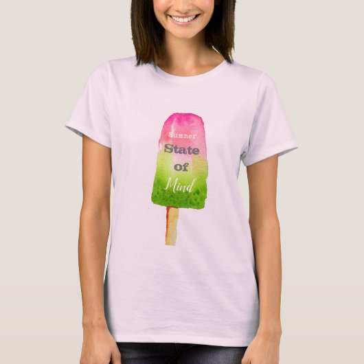 T-shirt Citation été popsicle baie sorbet nourriture migno (Devant)