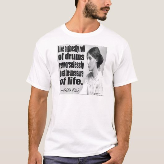 T-shirt Citation fantomatique de Virginia Woolf (Devant)