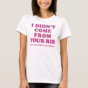 T-shirt Citation féministe amusante - Je ne suis pas venu