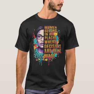 T-shirt Citation féministe Tee avec la conception de l'aut