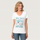 T-shirt Citation Funny Cherry Tomato Parlera Tomates (Devant entier)
