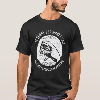 T-shirt Citation humoristique sur le diabète pour les diab