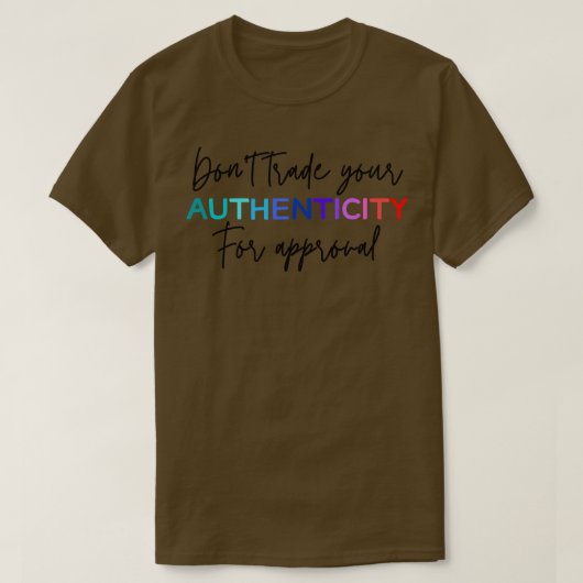 T-shirt Citation inspirante 1 (Design devant)