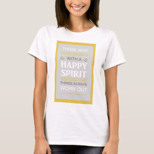 T-shirt citation inspirante de gordon b hinckley lds