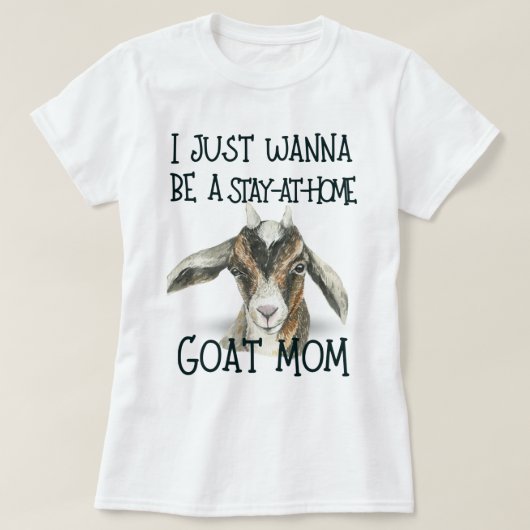 T-shirt Citation Intelligente Funny Farm Goat Style T-shir (Design devant)