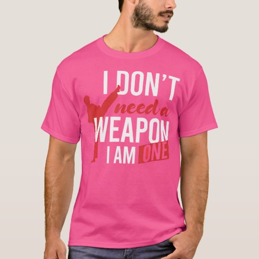 T-shirt Citation Karate (Devant)