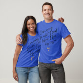 T-shirt Citation manuscrite gratuite ami (Unisexe)