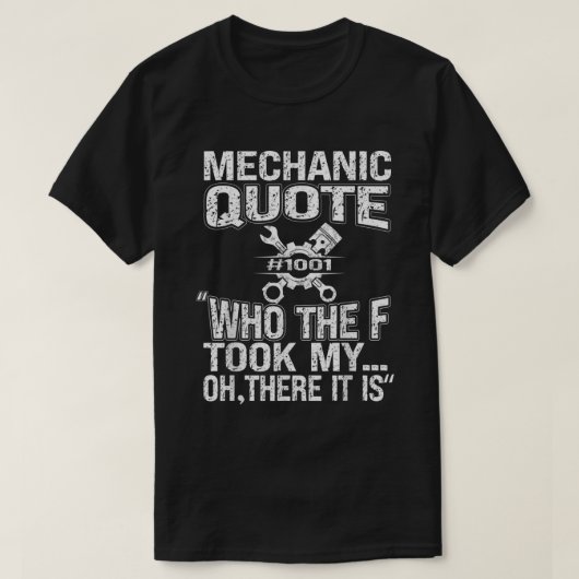 T-shirt Citation mécanique Guy (Design devant)