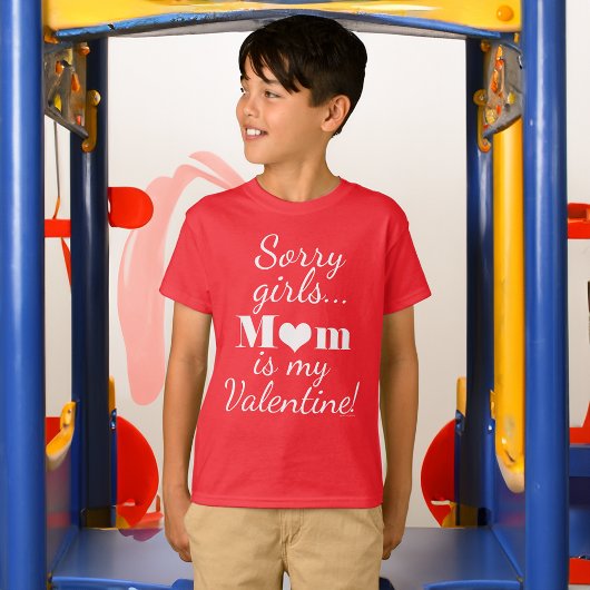 T-shirt Citation mignonne Garçons Saint Valentin Chemise