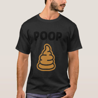 T-shirt Citation minimaliste petite caca humour simple cac