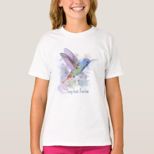 T-shirt Citation minuscule mais ferme Whimsical Roux Hummi
