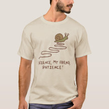 Citation motivante de patience avec un escargot mi