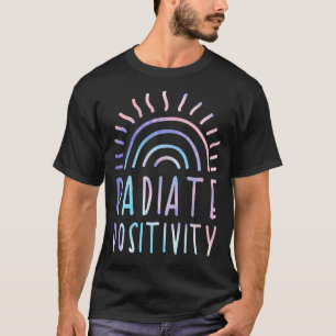 T-shirt Citation Motivationnelle De La Positivité Du Rayon