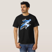 T-shirt Citation Motivationnelle Exécuter Pour Vos Objecti (Devant entier)