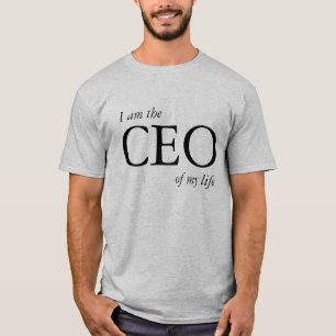 T-shirt Citation motivationnelle Je suis le PDG de ma vie