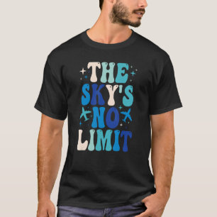 T-shirt Citation motivationnelle sans limite du ciel 1