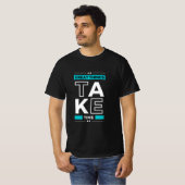 T-shirt Citation motivationnelle Texte moderne et positif (Devant entier)