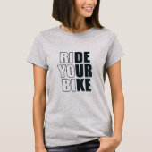 T-shirt citation motivative VTT (Devant)