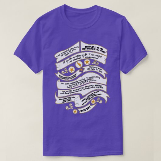 T-shirt Citation musicale (Design devant)