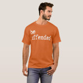 T-shirt Citation offensée rétro (Devant entier)