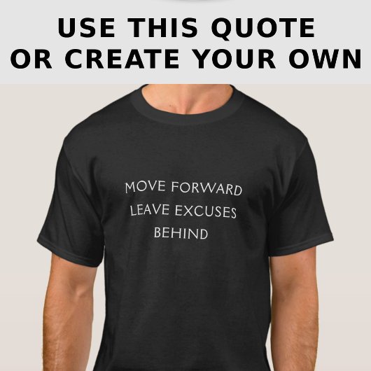 T-shirt citation personnalisée drôle d'inspiration