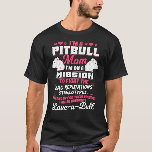T-shirt Citation Pitbull (Devant)