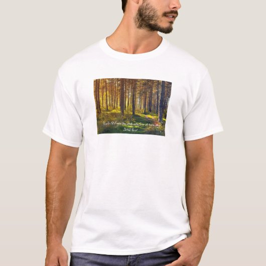 T-shirt Citation poignante de Betrand Russell (Devant)
