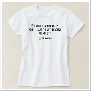T-shirt Citation politique inspirante AVANT&ARRIÈRE