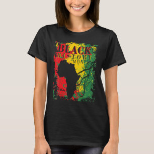 T-shirt Citation Pour Le Mois De L'Histoire Noire Africain