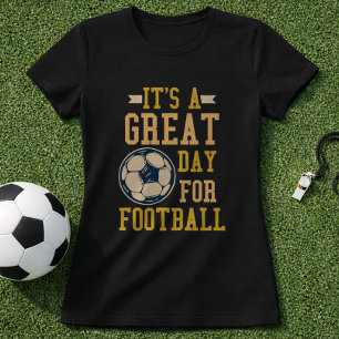 T-shirt Citation pour un jour de match de football vintage