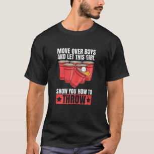 T-shirt Citation Pour Une Fête De Pong De Bière Pour Les F