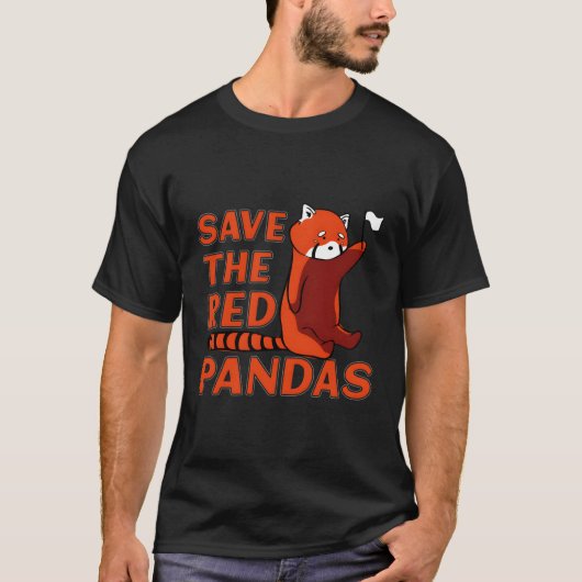 T-shirt Citation Red Panda Red pour (Devant)
