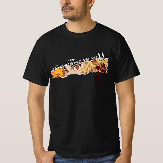 T-shirt Citation Rengoku - Démon Slayer (Devant)