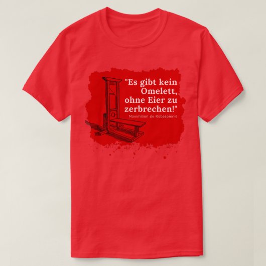 T-shirt Citation Robespierre (Design devant)