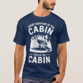 T-shirt Citation Russe Cabine Life | Le paysage de la mont (Devant)