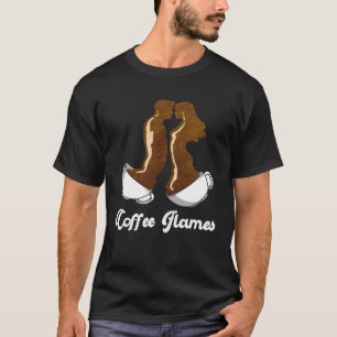 T-shirt Citation Soulmate Café Flames Twin Flame