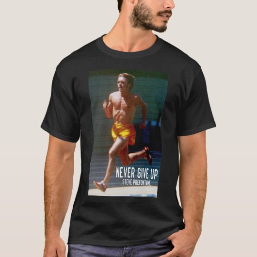 T-shirt Citation Steve Prefontaine (Devant)