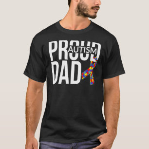 T-shirt Citation sur l'autisme Fier père autiste Papa Cita