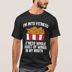 T-shirt Citation sur les ailes de poulet Chaud Aile Fast F