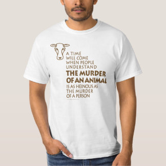 T-shirt Citation sur les droits des animaux