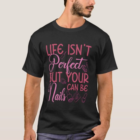 T-shirt Citation Tech de manucure Uniforme de travail Vern (Devant)