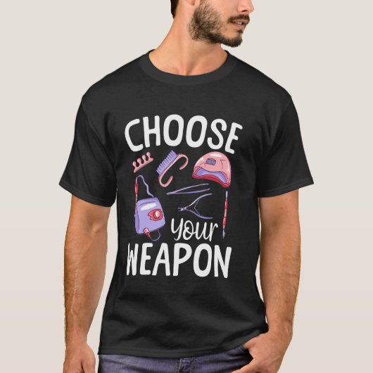 T-shirt Citation Tech de manucure Uniforme Vernis à ongles (Devant)