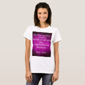 T-shirt Citation Tesla Sur Purple (Devant entier)