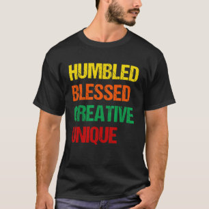 T-shirt Citation unique créative vintage Hbcu Humbled Bles