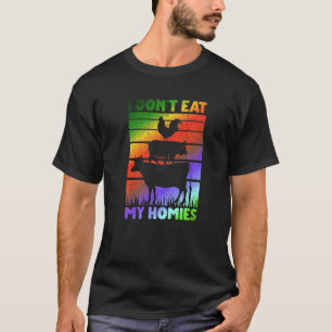 T-shirt Citation Végétalien Végétarien Je ne mange pas me
