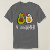 T-shirt Citation Vegganer Funny Vegans (Design devant)