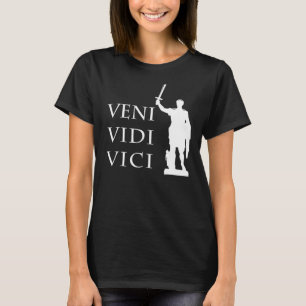 T-shirt Citation Veni Vidi Vici César De L'Histoire Romain