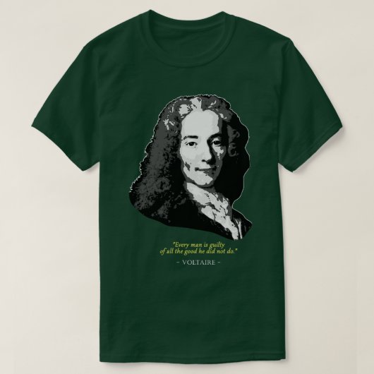 T-shirt Citation Voltaire (Design devant)