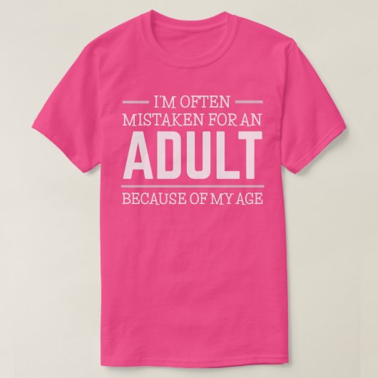 T-SHIRT CITATIONS AMUSANTES (Design devant)