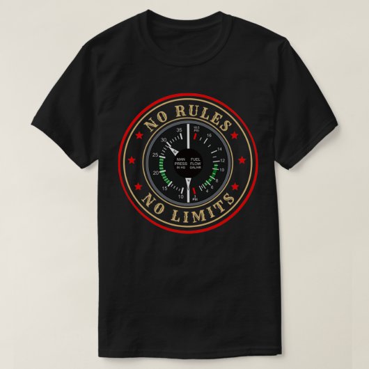 T-shirt Citations amusantes du pilote de chasse (17) (Design devant)